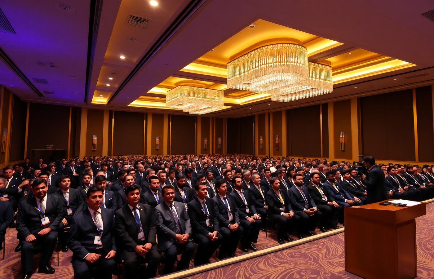 Executives attending the Business and Investment Forum in Dubai